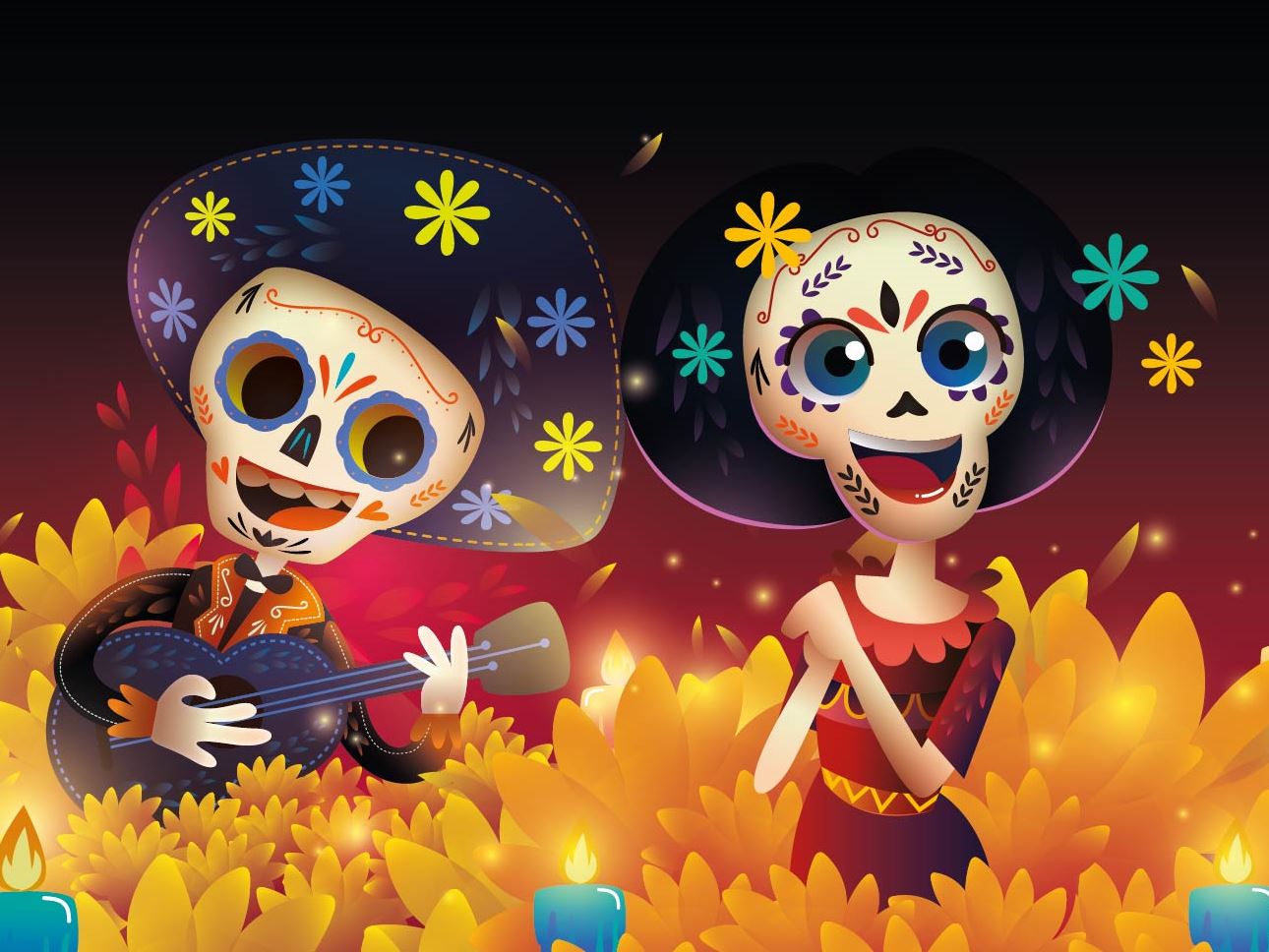 Афиша - Фестивали - Детский Хеллоуин Dia de los Muertos