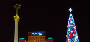 Елки на Майдане не будет? Монтажники боятся митингующих