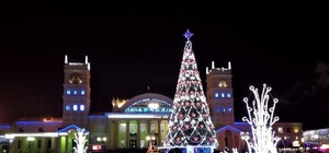 Сегодня вечером: в Харькове зажгут елку на Привокзальной площади