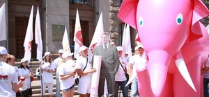 Митинговавшие предприниматели обеспокоены судьбой розового слона