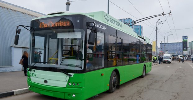 В Харьков завезли новые троллейбусы. Фото: city.kharkov.ua