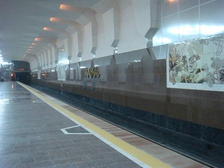 Фото автора. Поезда на Алексеевской линии теперь будут ходить реже.