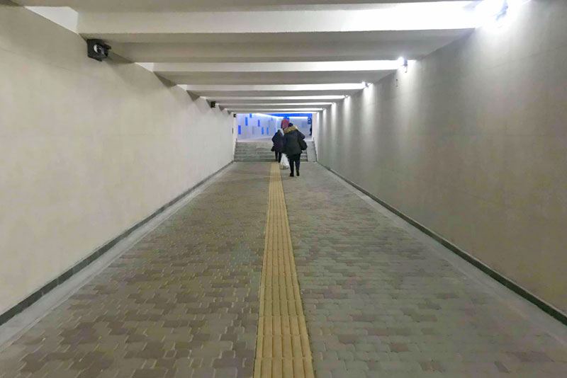 Зацени: возле НАУ отремонтировали подземный пешеходный переход