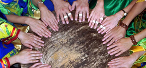 Луганчане научатся играть на этнических барабанах