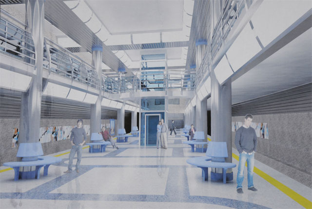 Фото пресс-службы "Метрополитена". Как в точности будет выглядеть новая станция метро, пока решают архитекторы. 