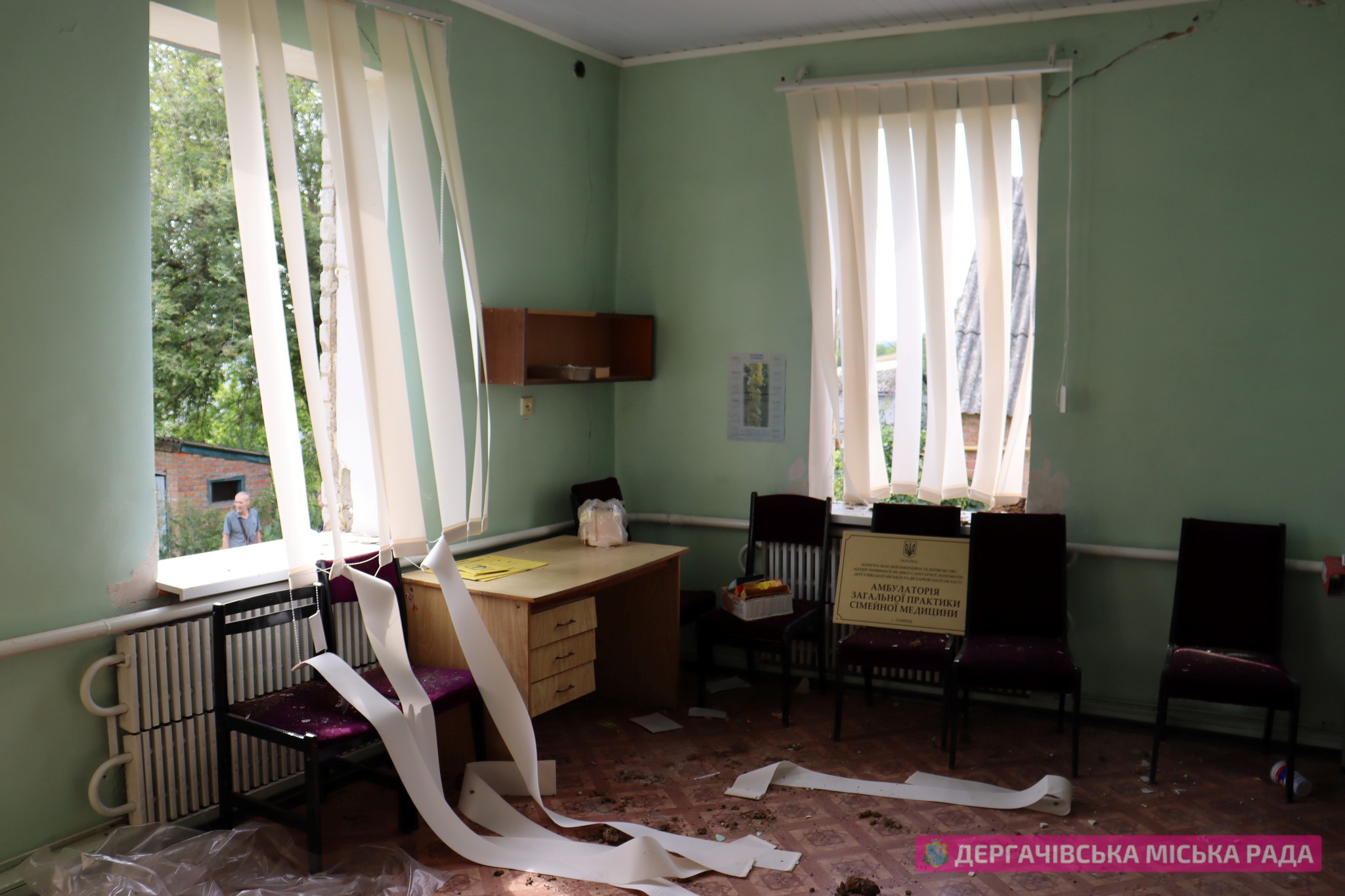 Также пострадал мужчина в Дергачах  -