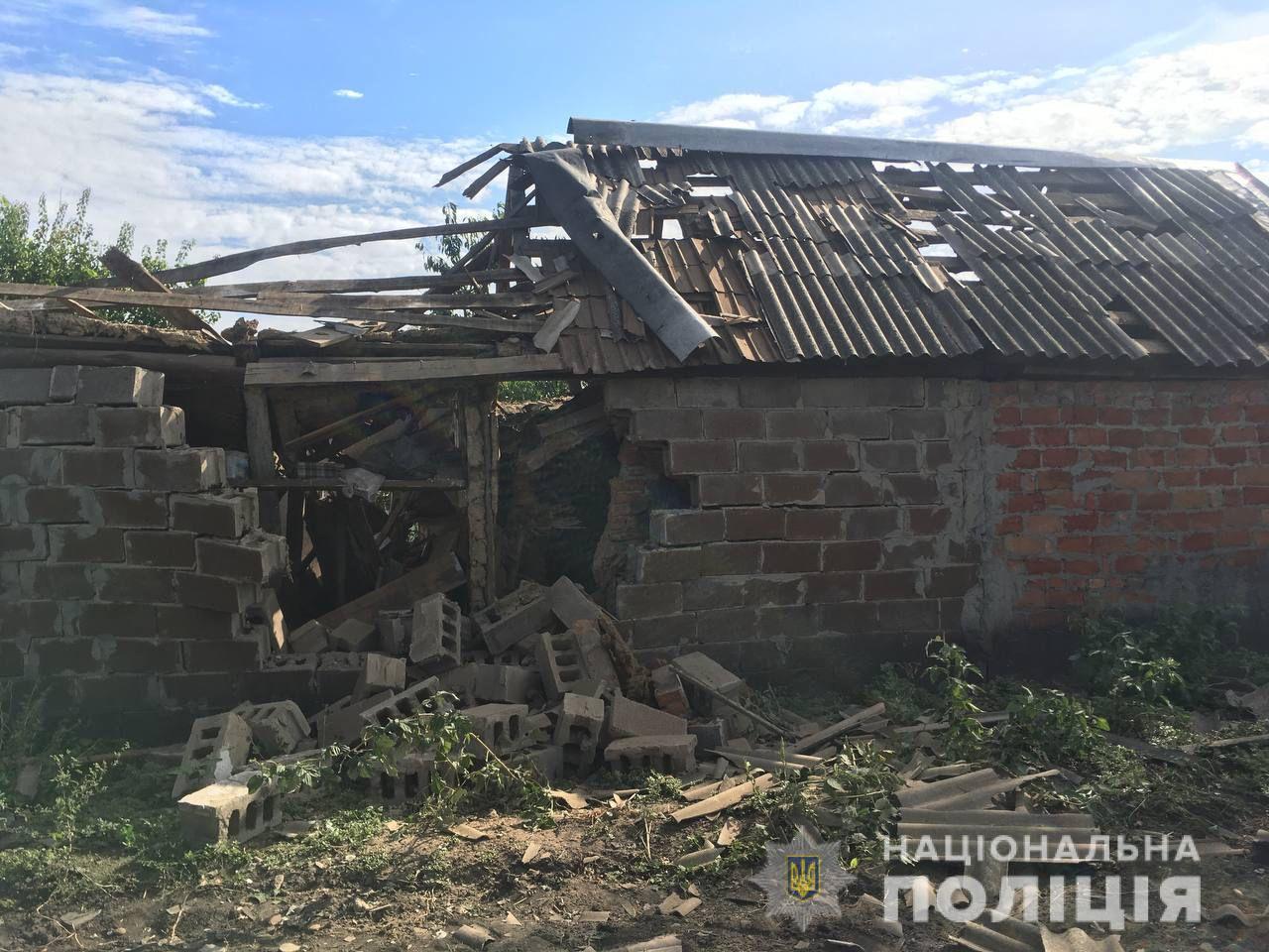 Последствия обстрела Харьковской области