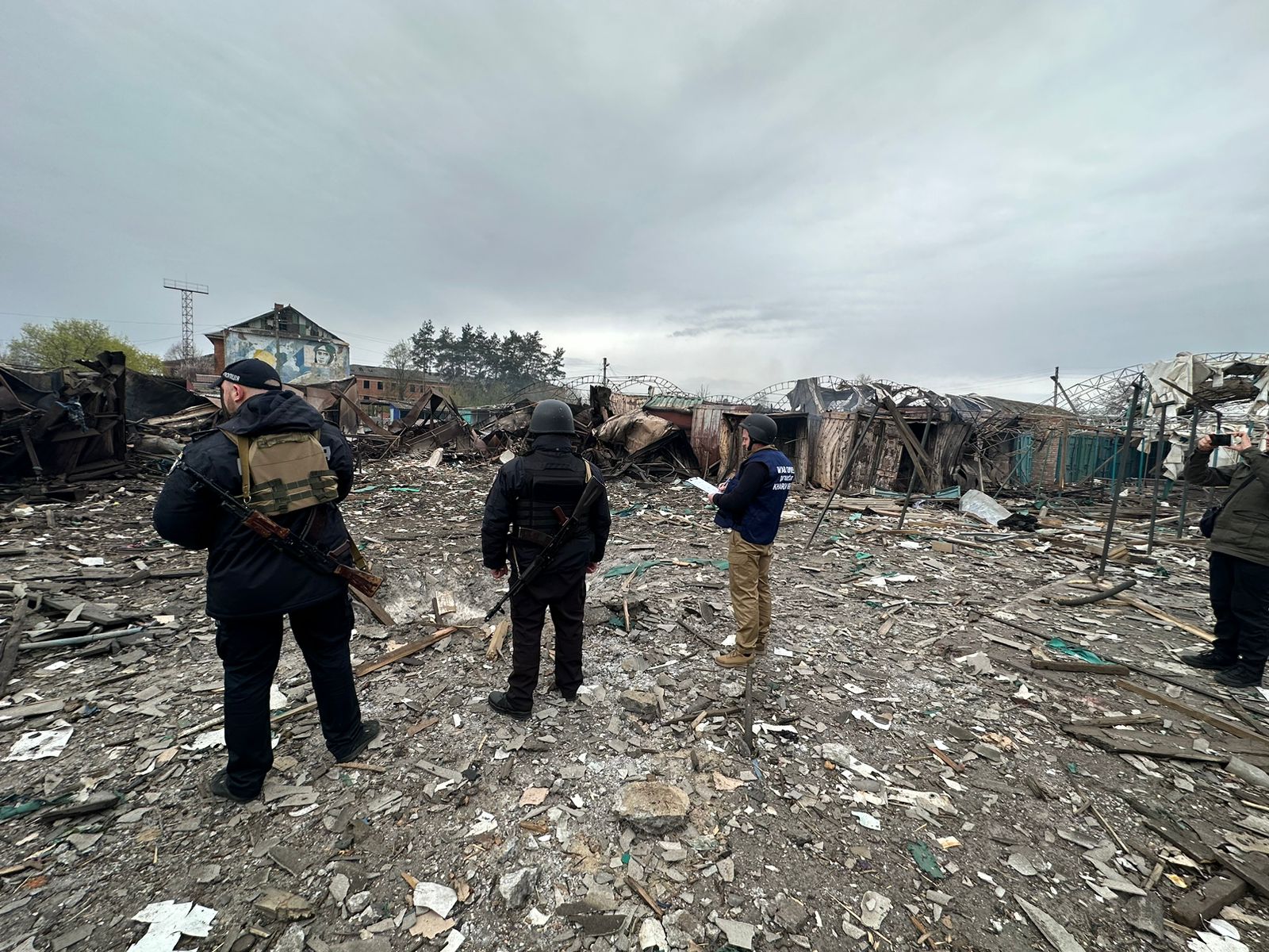 Наслідки ворожого обстрілу Харківської області -