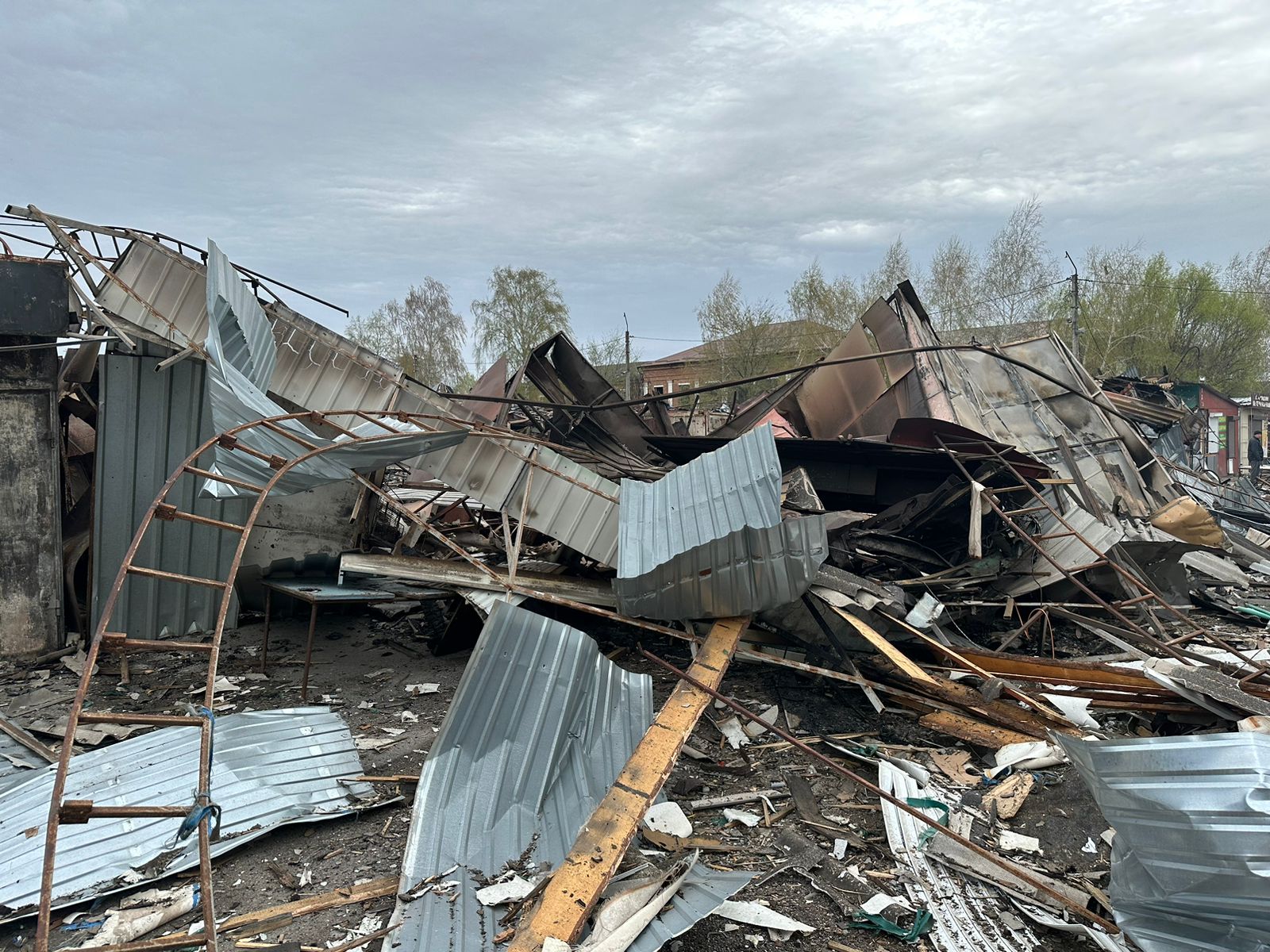 Наслідки ворожого обстрілу Харківської області -
