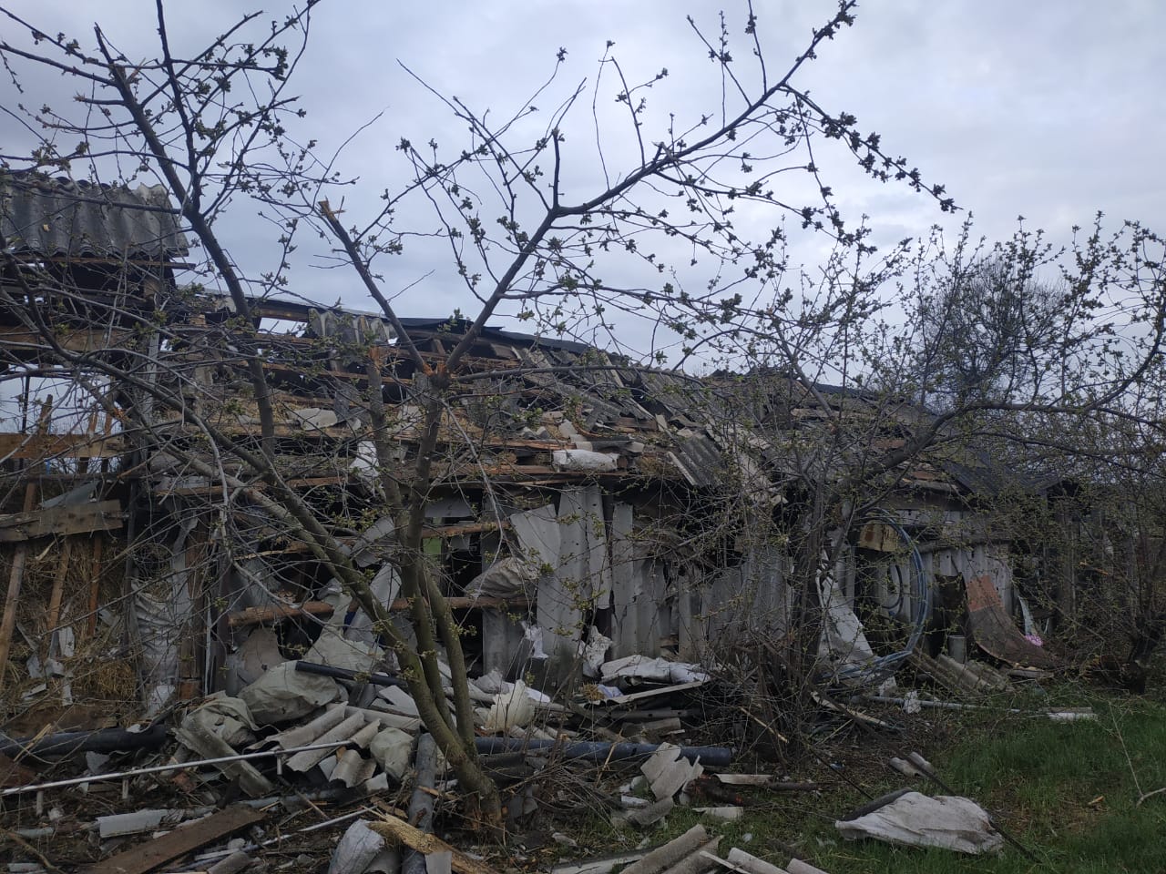 Наслідки ворожого обстрілу Харківської області -