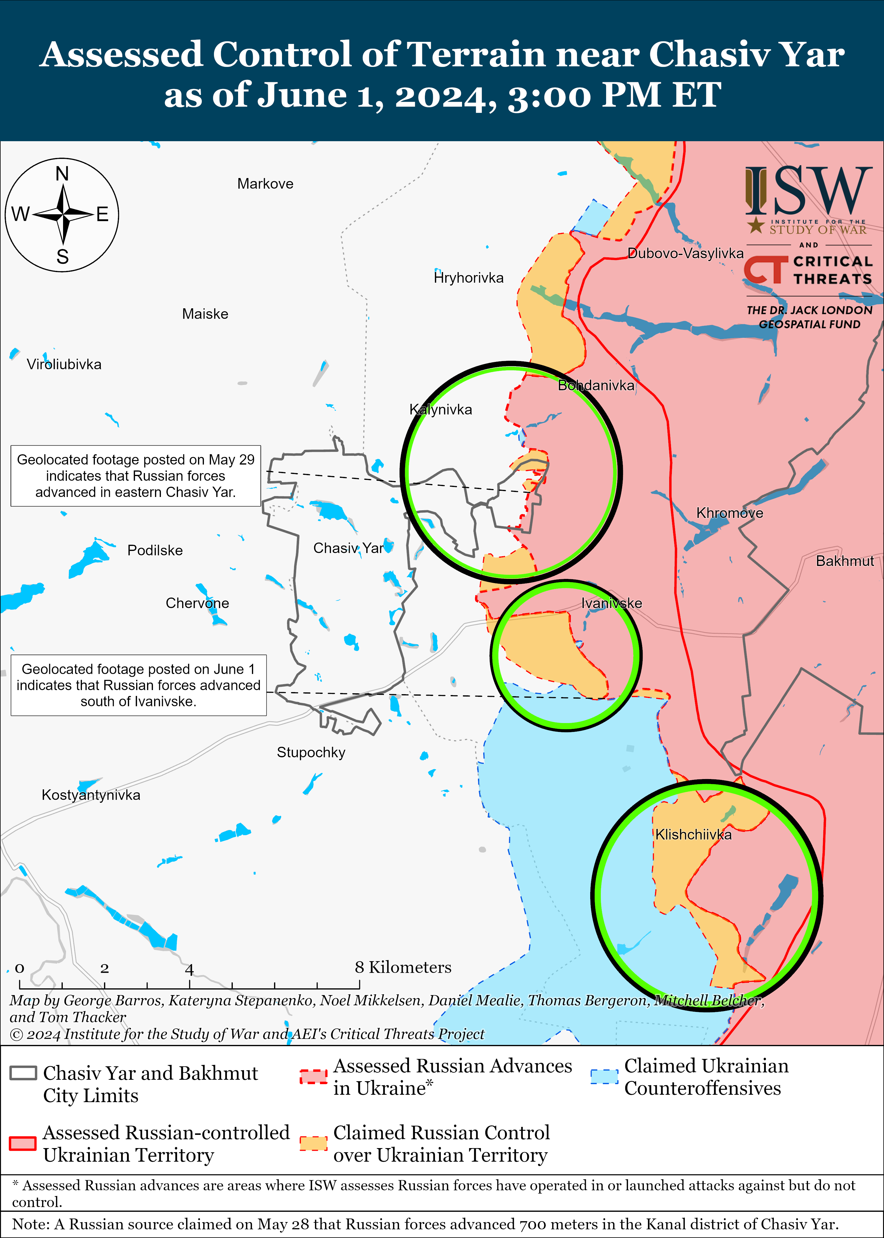 Карта боевых действий.
