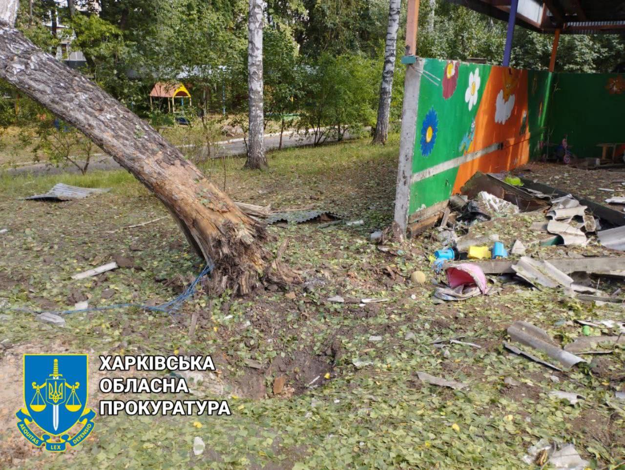 Последствия обстрела Харькова