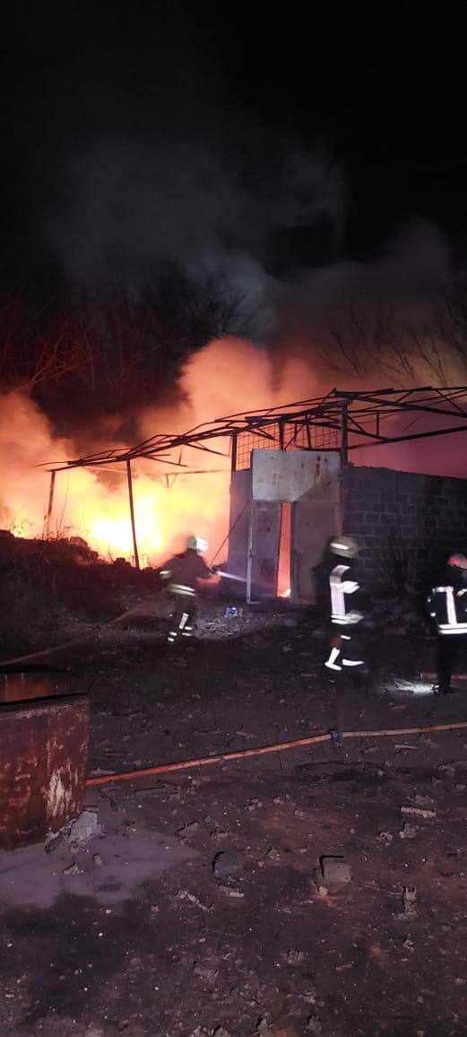 Последствия обстрелов Харьковской области 10 января 2023 года.