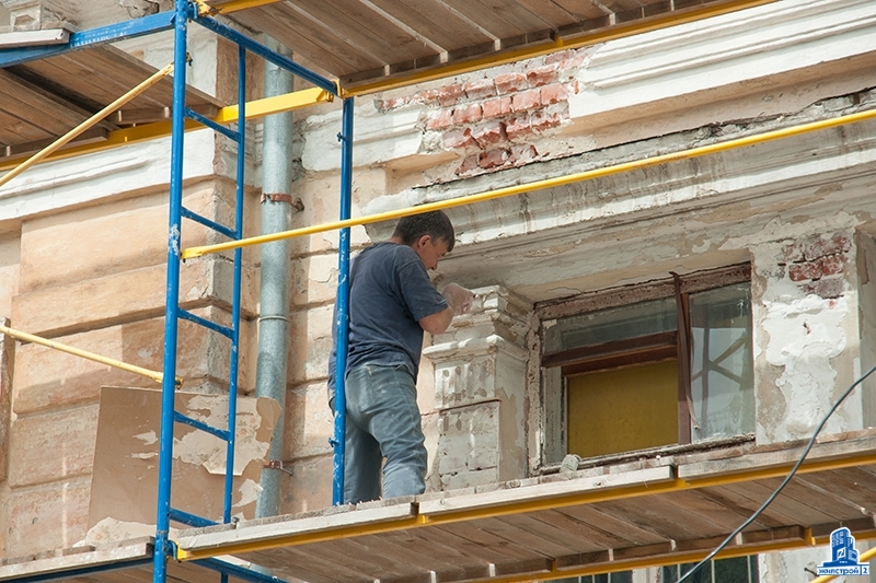 В центре Харькова реставрируют дом Сурукчи. Фото: zhilstroj-2.ua