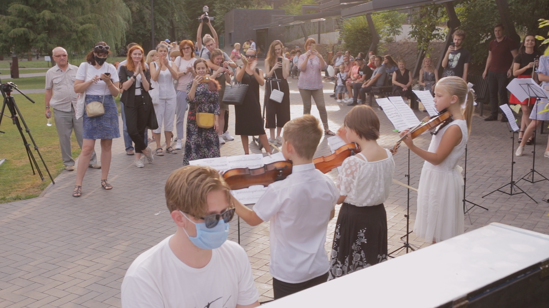 В Саржином яру дети сыграли концерт в рамках KharkivMusicFest