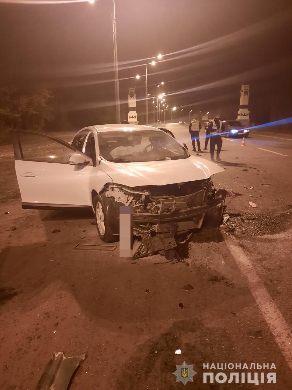 ДТП на Белгородском шоссе в Харькове 09.10.2020. Фото: hk.npu.gov.ua