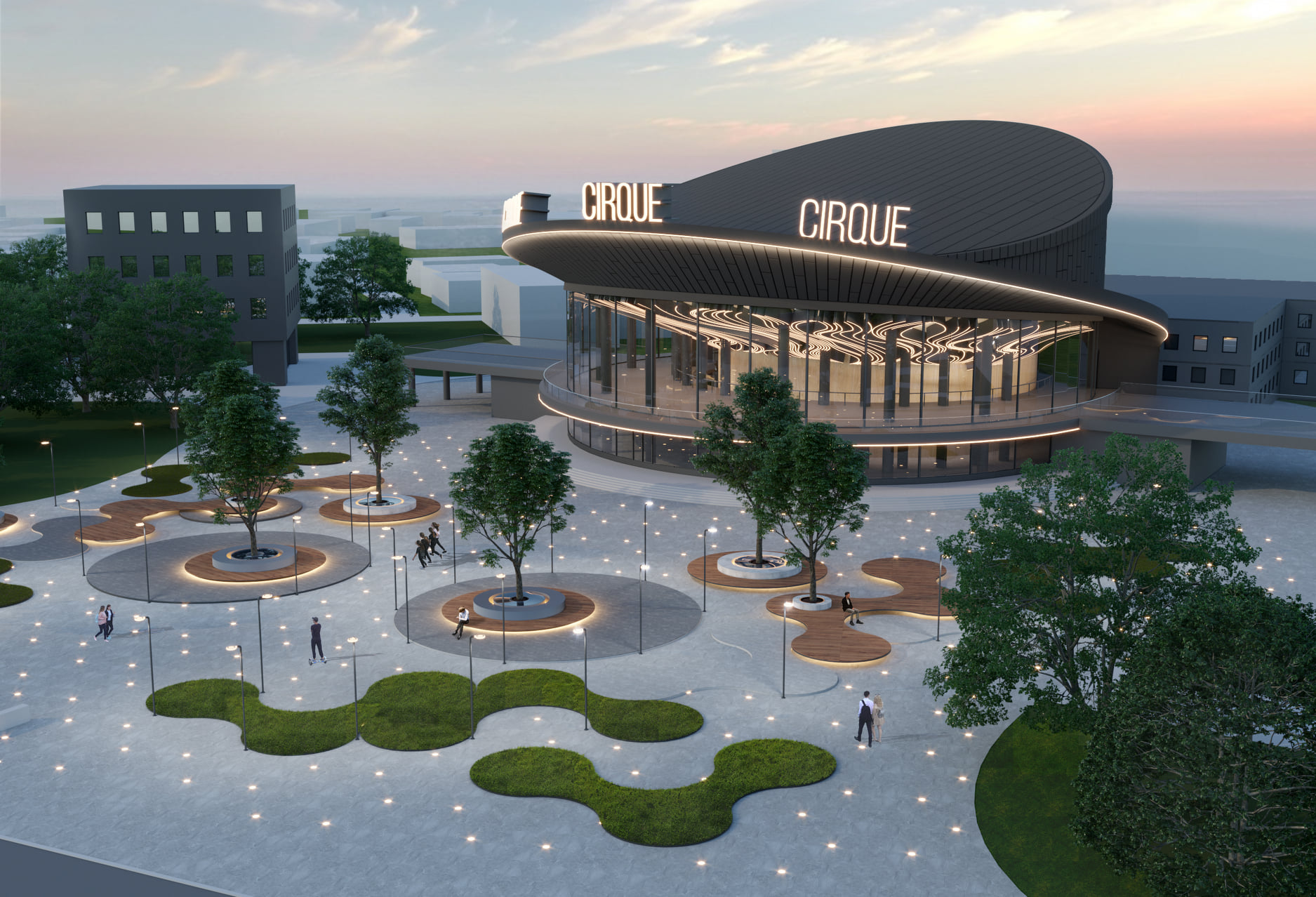 Обновленный цирк и "портал во Львов" на площади Свободы: харьковчанам показали новые концепции фото 1