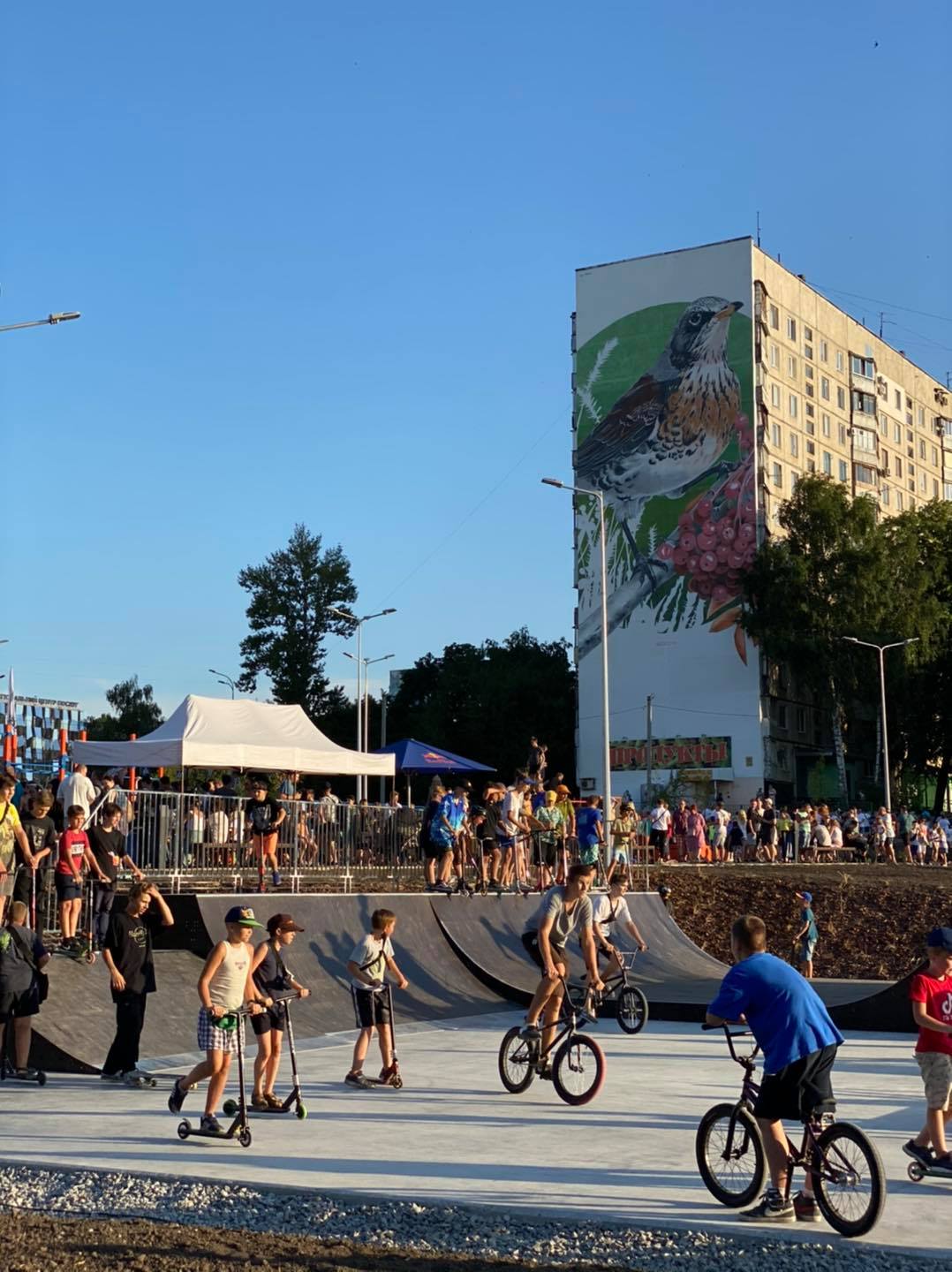 Самый большой в Украине: на Салтовке открыли урбан-парк фото 26 25