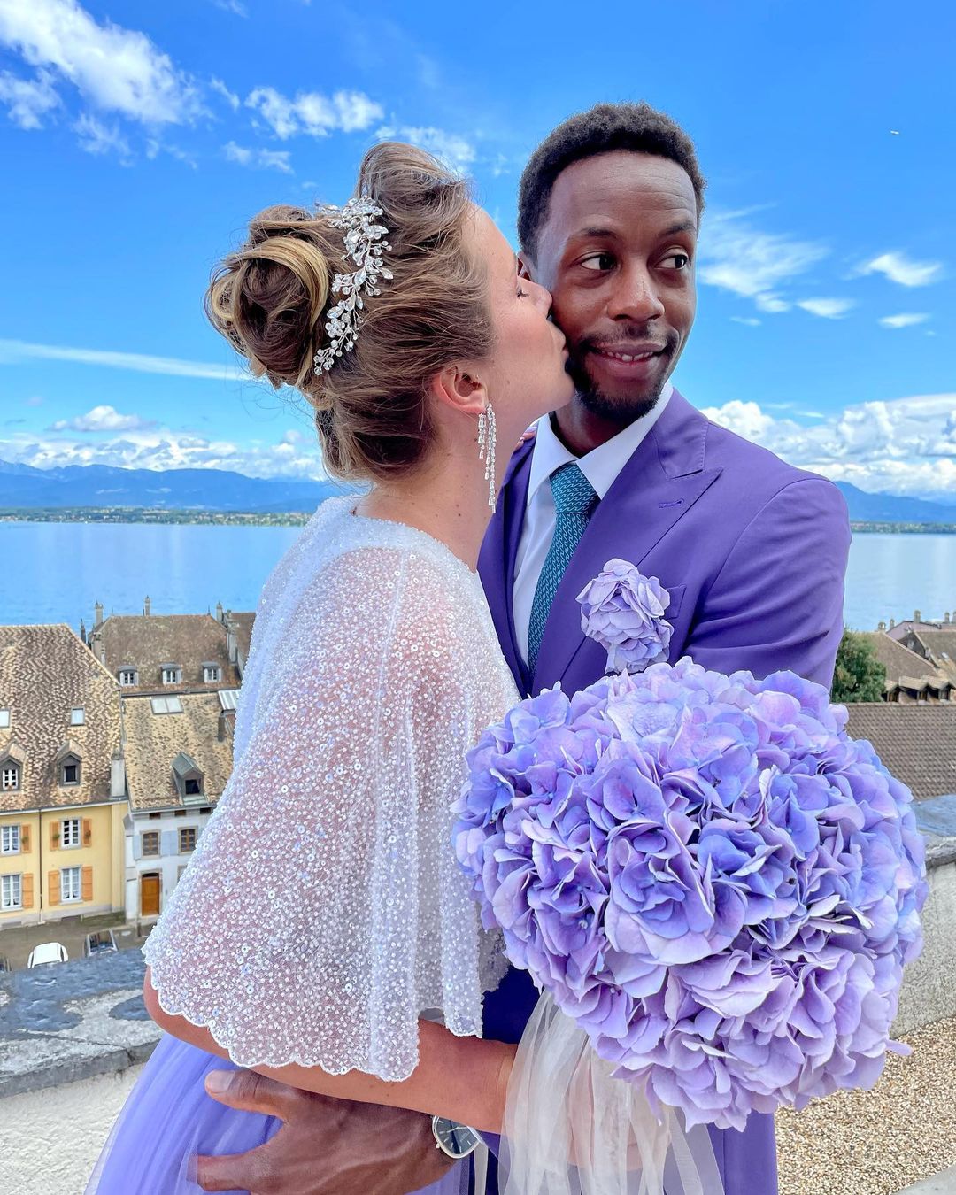 Свадьба в Швейцарии: украинская теннисистка Элина Свитолина вышла замуж за Гаэля Монфиса фото 9 8