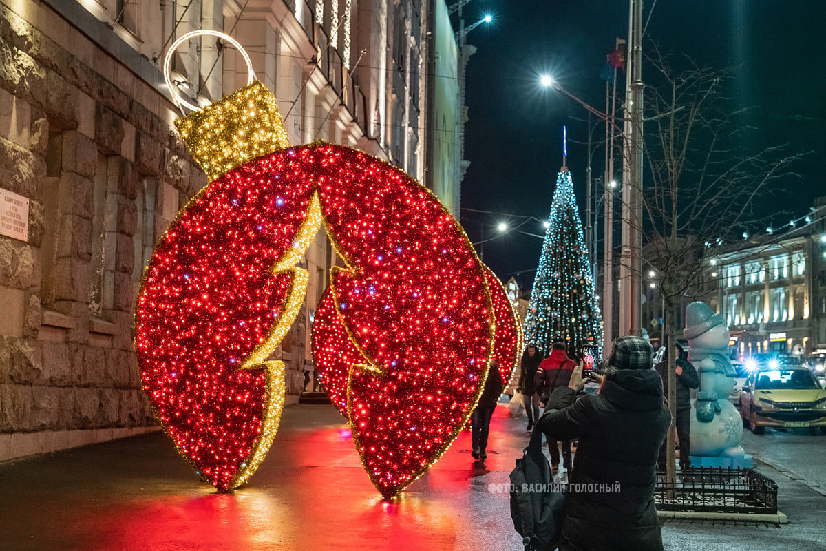 В центре Харькова появилась новая новогодняя фотозона.