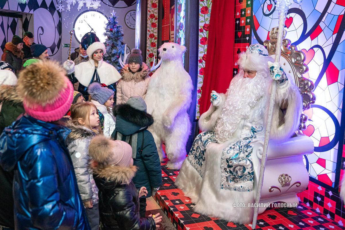 Новогодняя атмосфера в Фэнтези-парке в Харькове.
