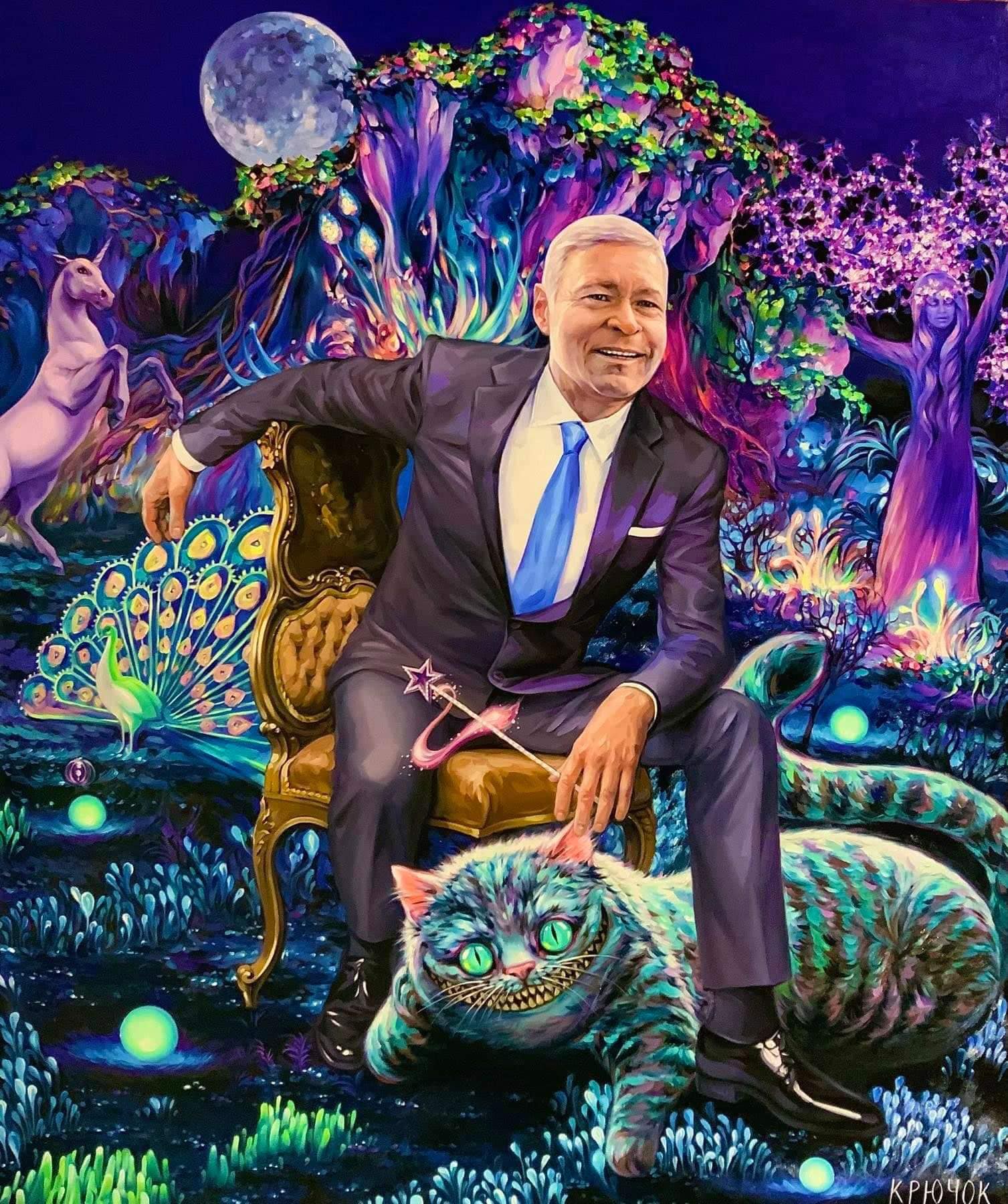 Картину с мэром Харькова Игорем Тереховым выставили на аукцион.