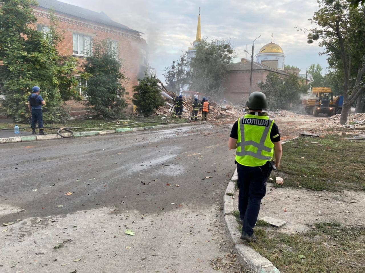 Ночной обстрел Чугуева: россияне выпустили по городу четыре ракеты из Белгорода - полиция.