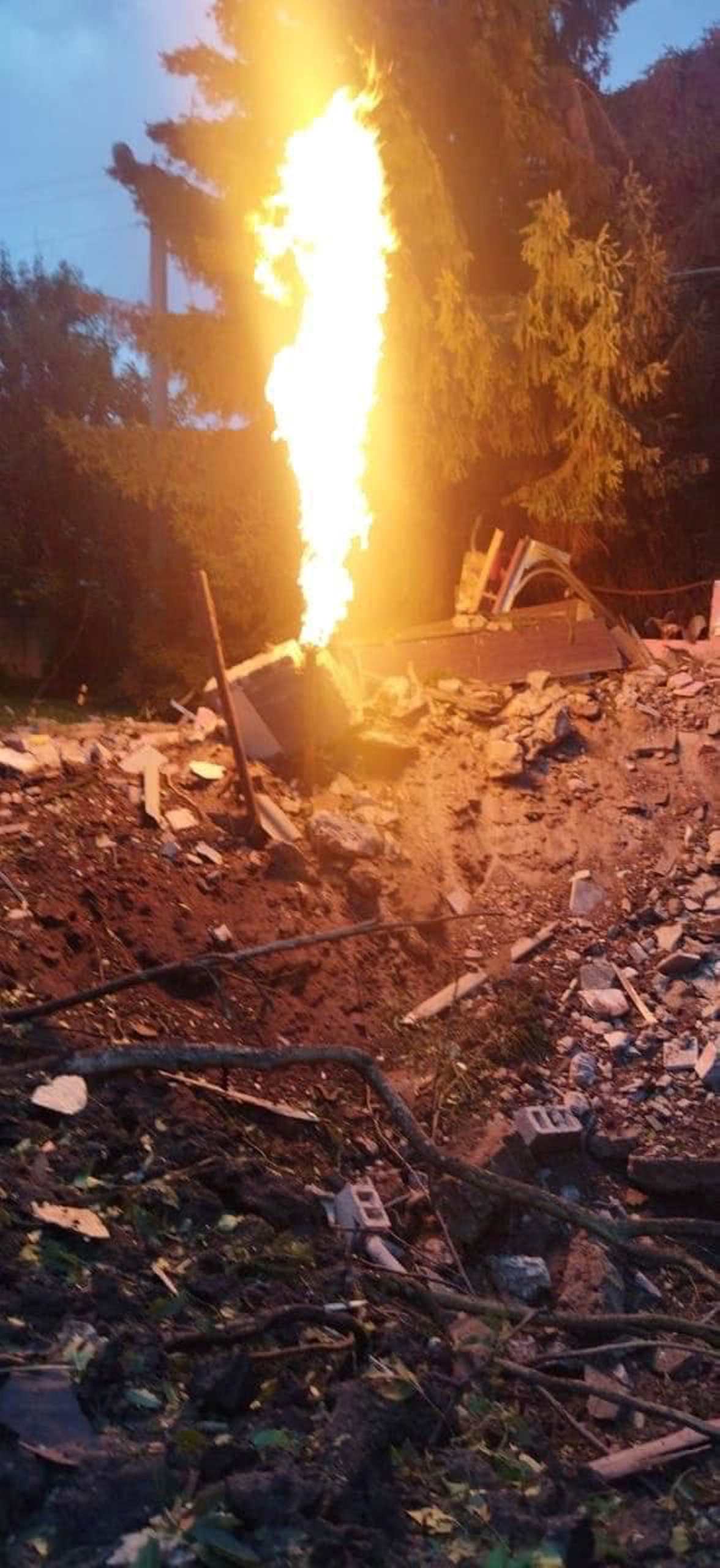 Россияне обстреляли Чугуев из ЗРК С-300: повреждена газовая труба