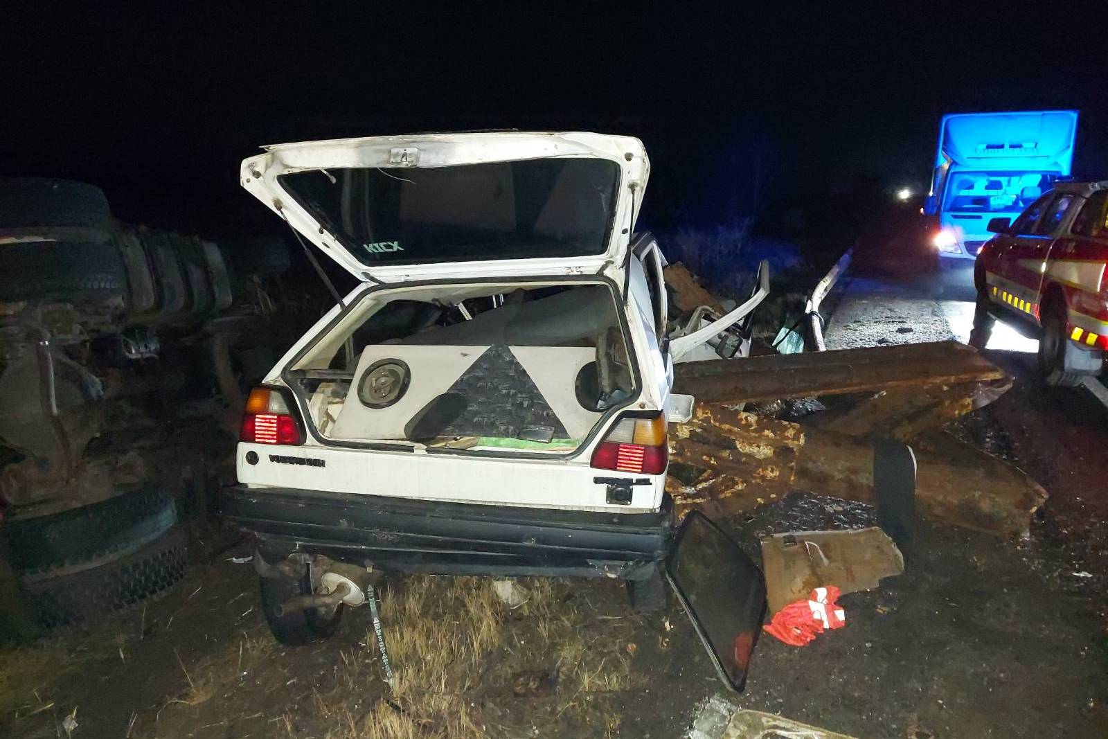 ДТП под Харьковом 31.12.2020. Фото: kh.dsns.gov.ua