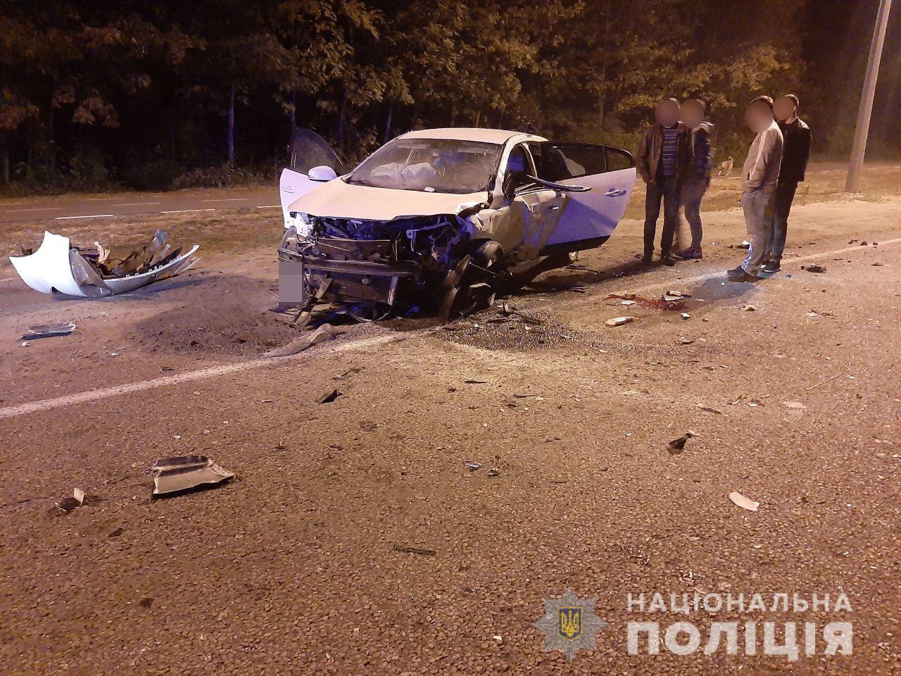 ДТП на Белгородском шоссе в Харькове 09.10.2020. Фото: hk.npu.gov.ua