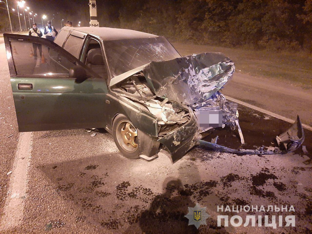 ДТП на Белгородском шоссе в Харькове 09.10.2020. Фото: hk.npu.gov.ua