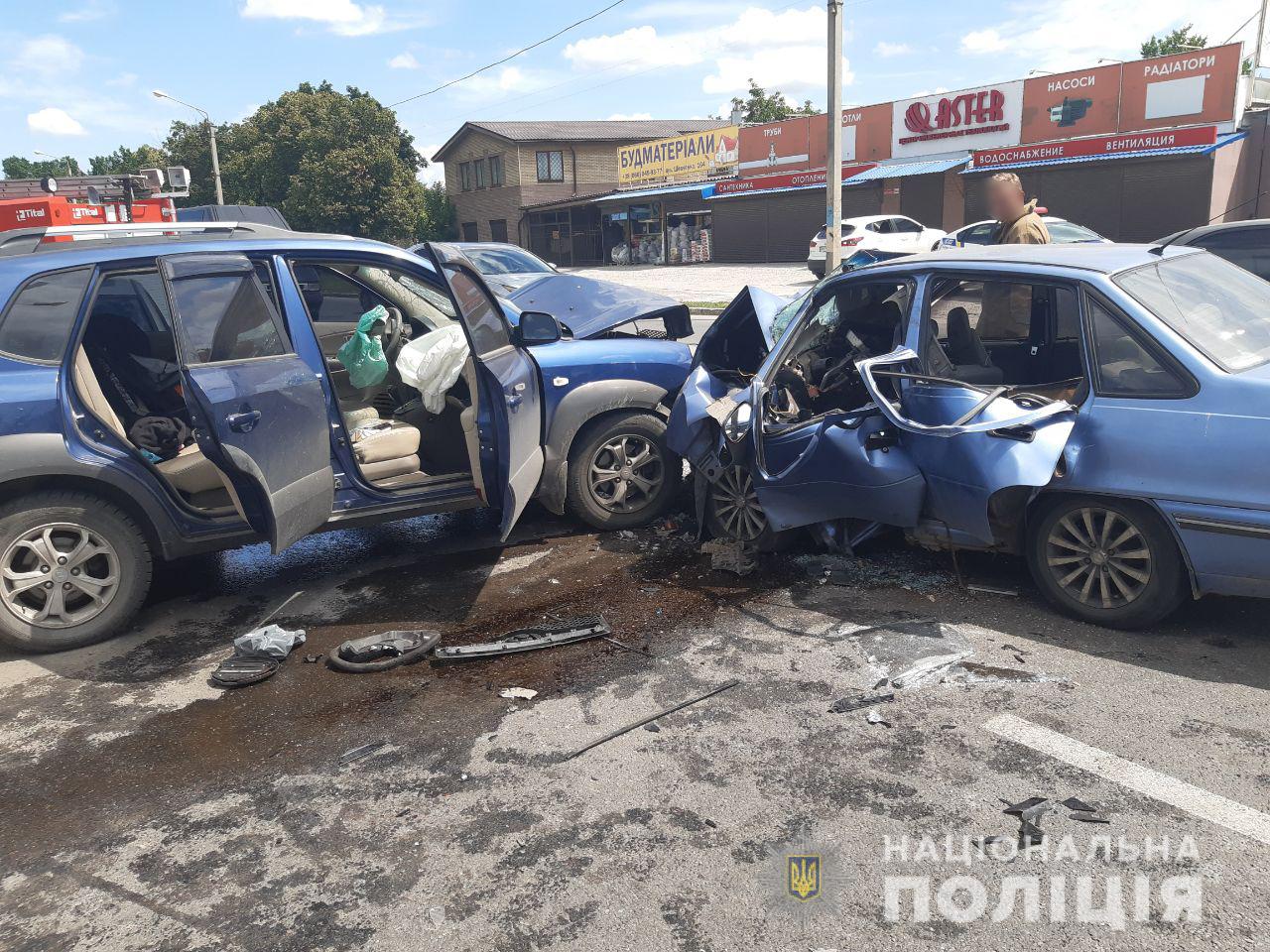 ДТП в Харькове 19.07.2020. Фото: hk.npu.gov.ua