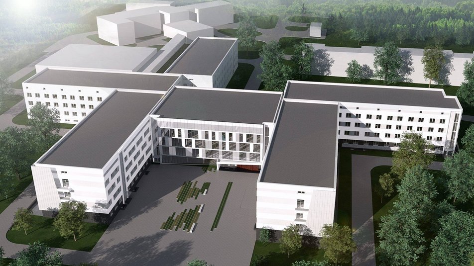 Визуализация проекта нового онкоцентра в Померках