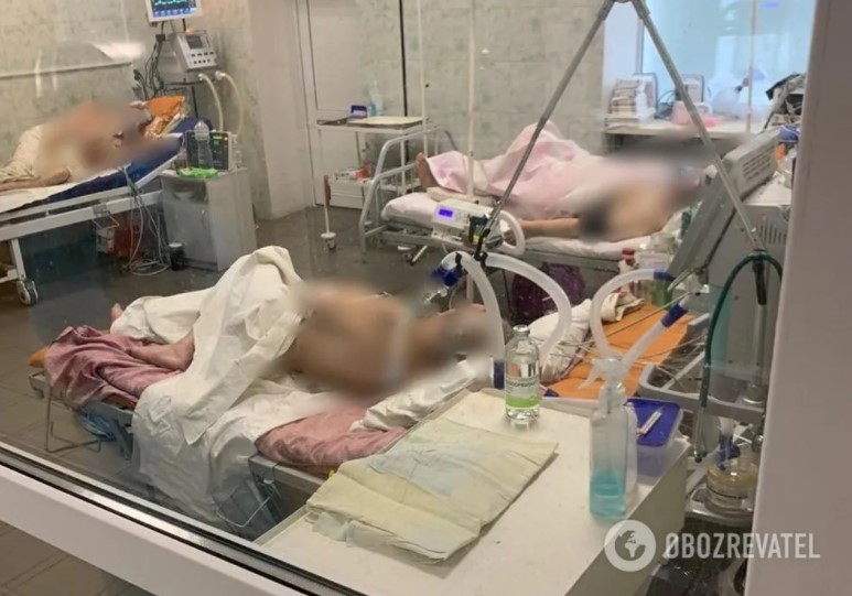 Все палаты реанимации в Харьковской областной инфекционке заполнены. Фото: obozrevatel.com