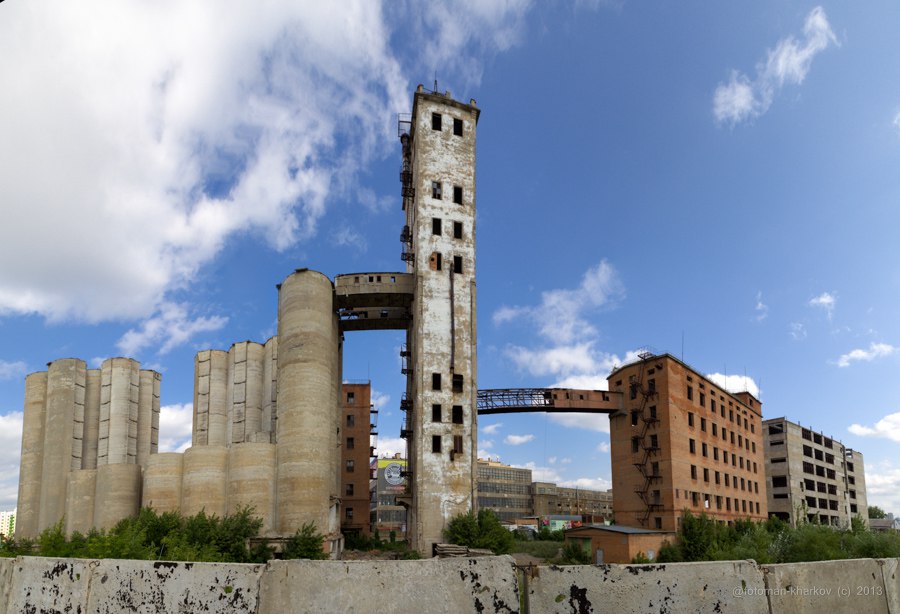 Элеватор в районе ЮЖД в Харькове. Фото: successful-city.com