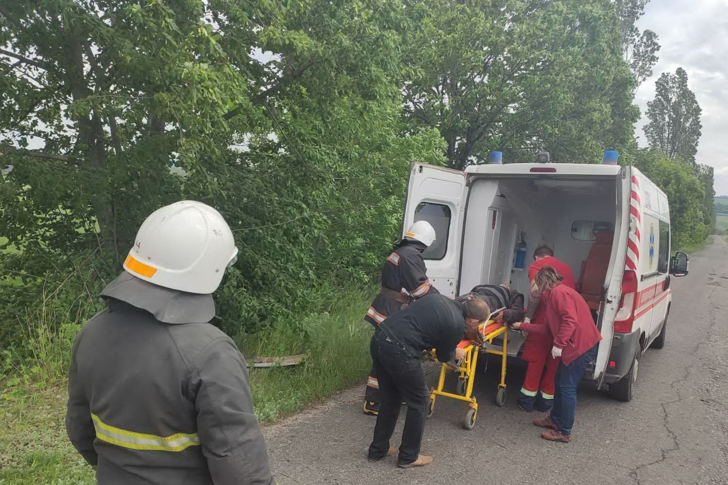 ДТП с автобусом под Харьковом 31.05.2020. Фото: kh.dsns.gov.ua