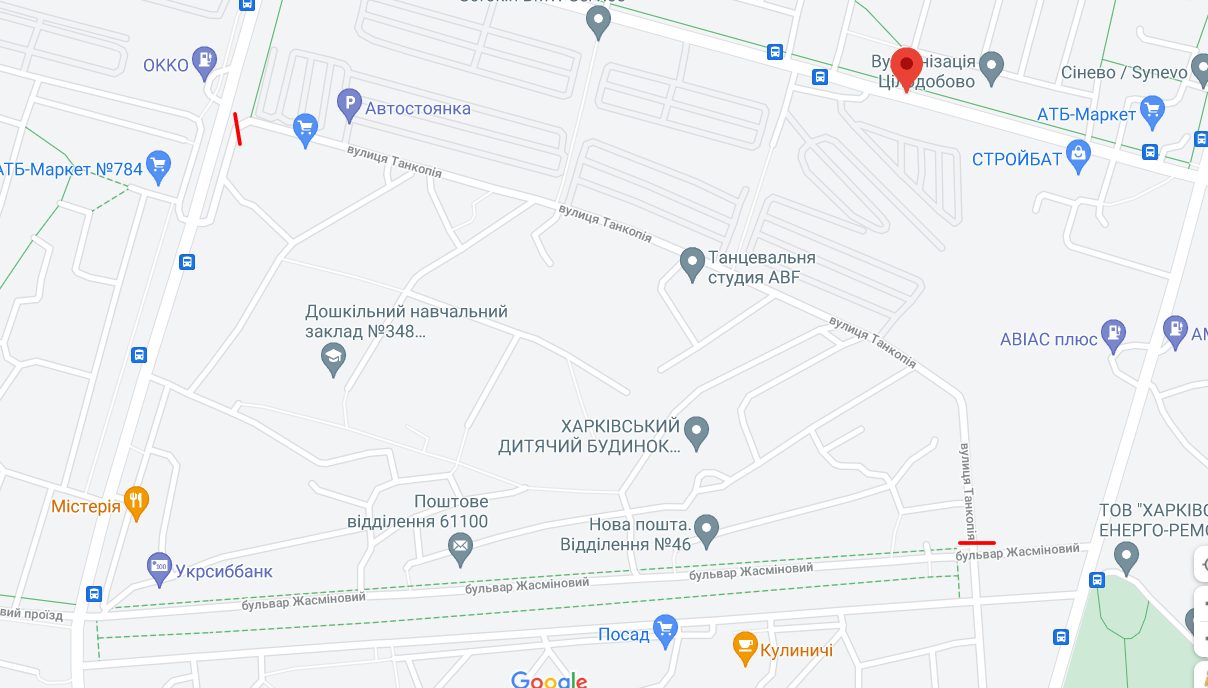 Скриншот: Гугл Карты