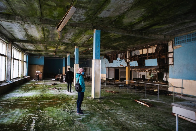 "Столовая интересна как экскурсионный объект, потому что такие типовые проекты вы уже нигде не встретите", — говорят в ХФТИ