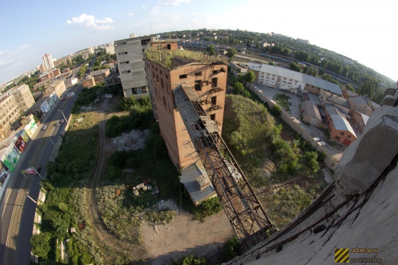 Вид с башни элеватора в Харькове. Фото: sfw.so