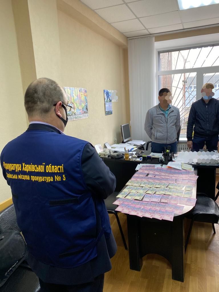В Харькове проректор университета попался на взятке. Фото: khar.gp.gov.ua