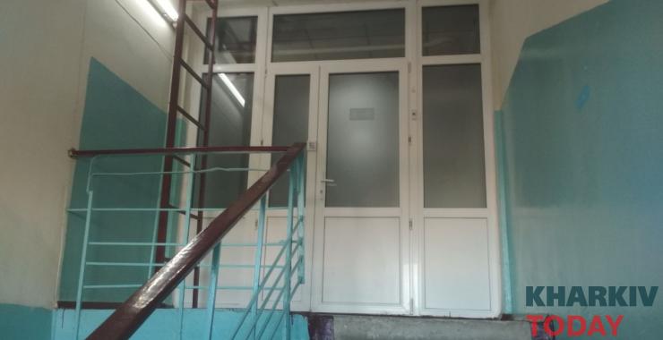 Вход на этаж &mdash; только по коду. Фото: KHARKIV Today