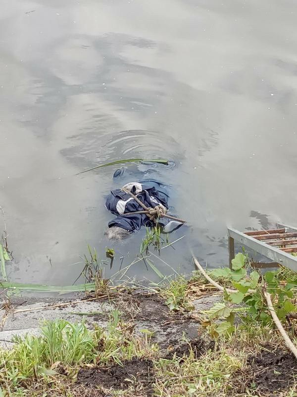 В центре Харькова из реки выловили труп. Фото: ХХ