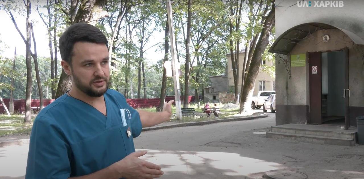 Онкоцентр в Померках. Фото: скриншот видео