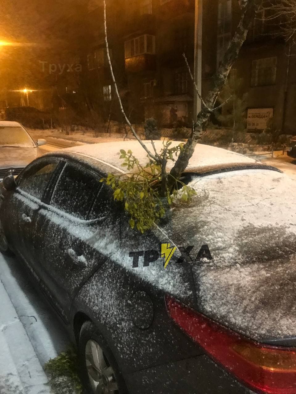 Последствия непогоды в Харькове.