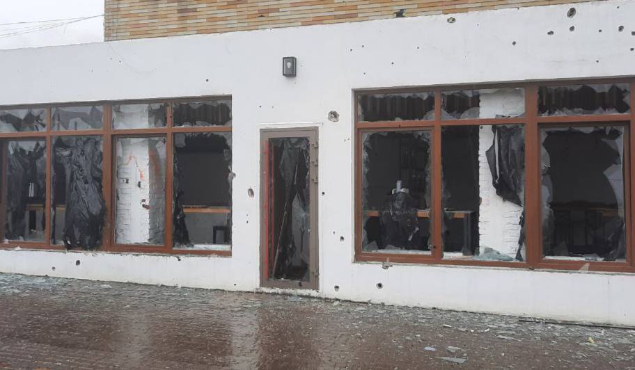 Появились фото последствий обстрела Харькова из РСЗО 11 июля.