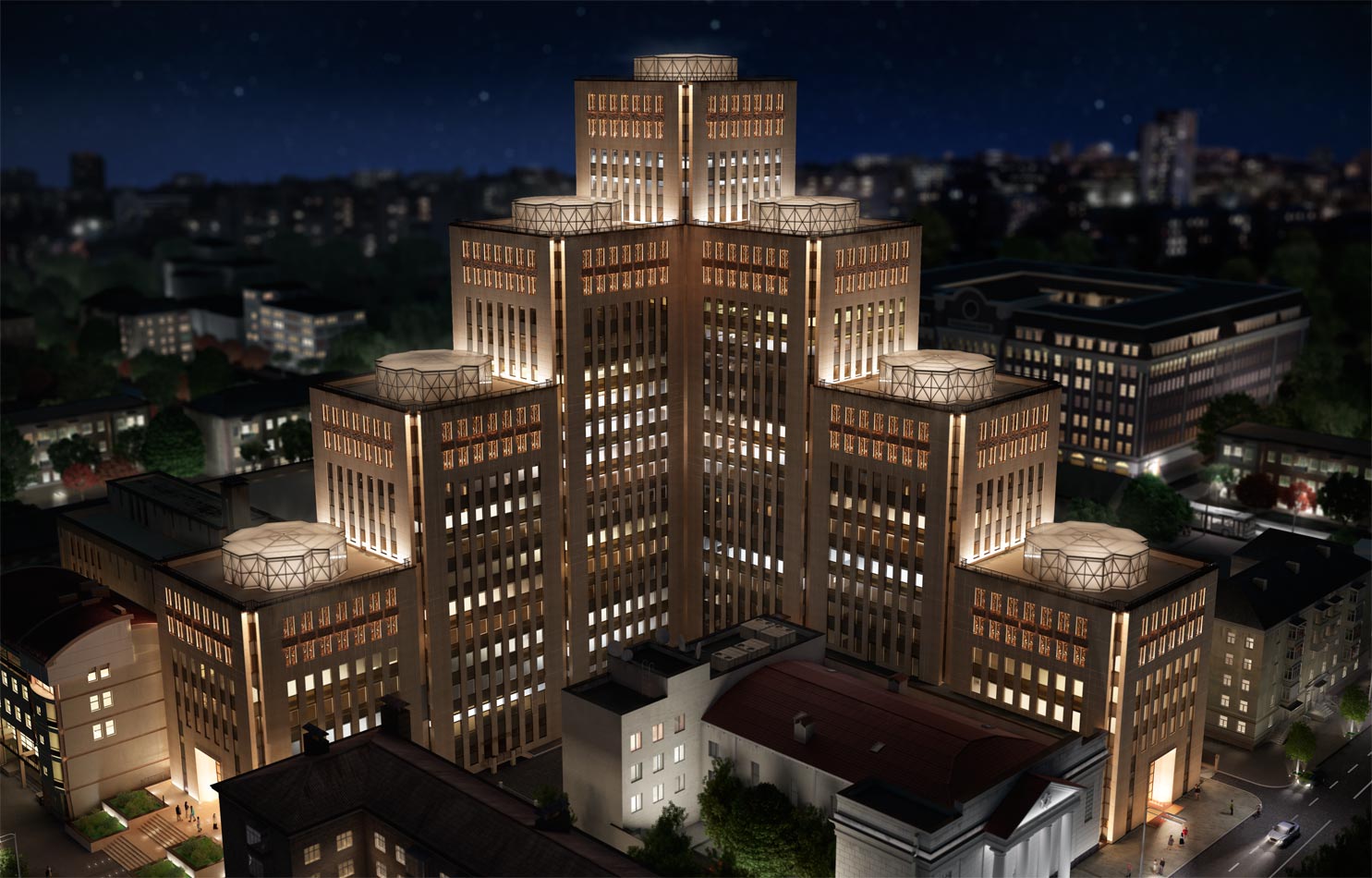 Достопримечательности Днепра: центр "Менора". Фото: djc.com.ua