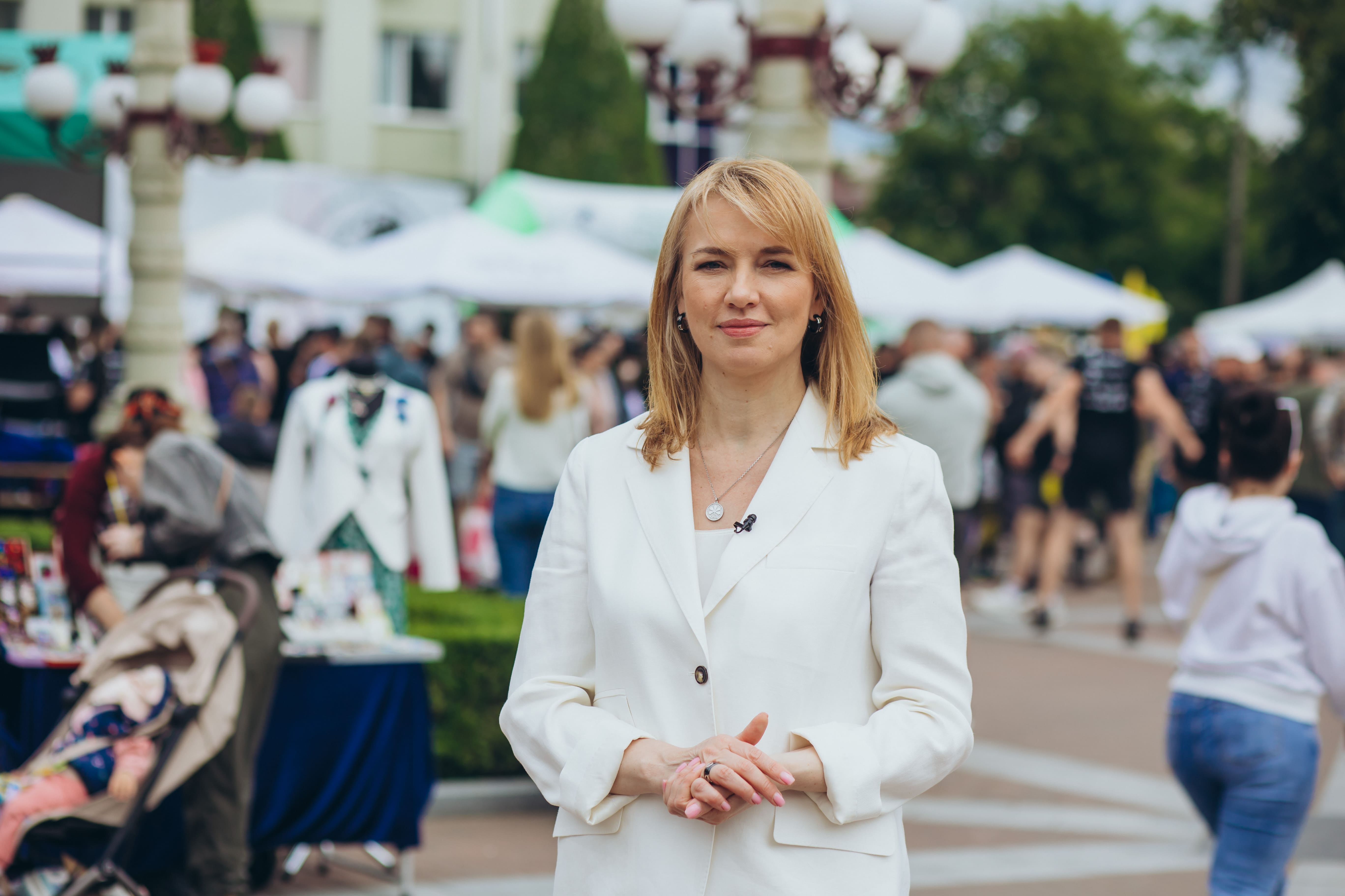 Олена Шуляк під час змагань &laquo;Сильні України&raquo;, які пройшли 14 червня в Ірпені (Київщина): Наш проєкт став платформою, яка заряджає й мотивує ветеранів об'єднуватися навколо спільних цінностей