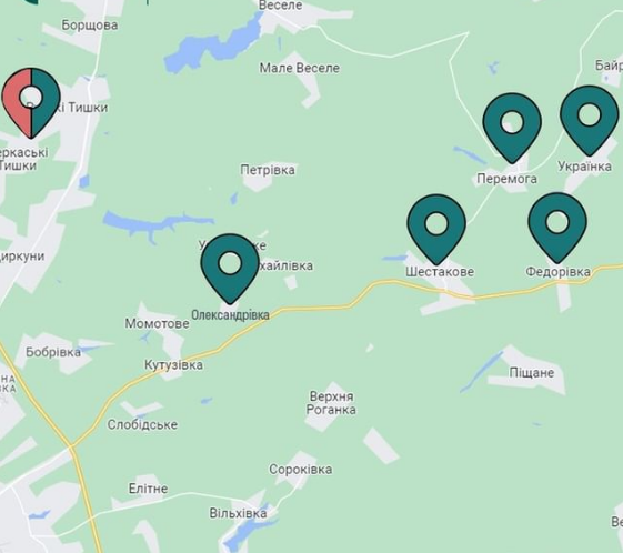 Під Харковом ЗСУ повністю відбила в окупантів п'ять сіл та частково &mdash; Черкаські Тишки.