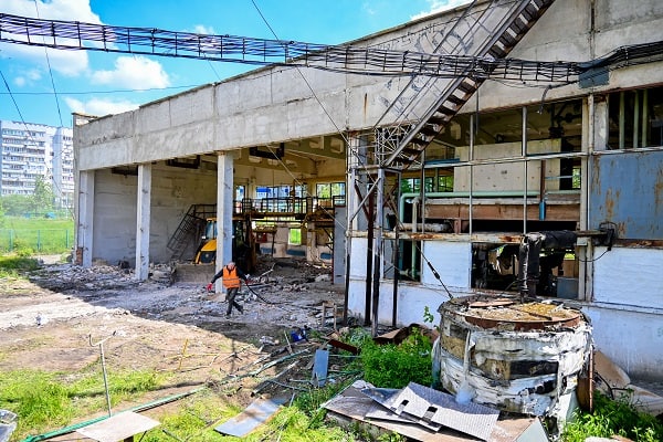 На Салтовке по проекту Всемирного банка реконструируют котельную.