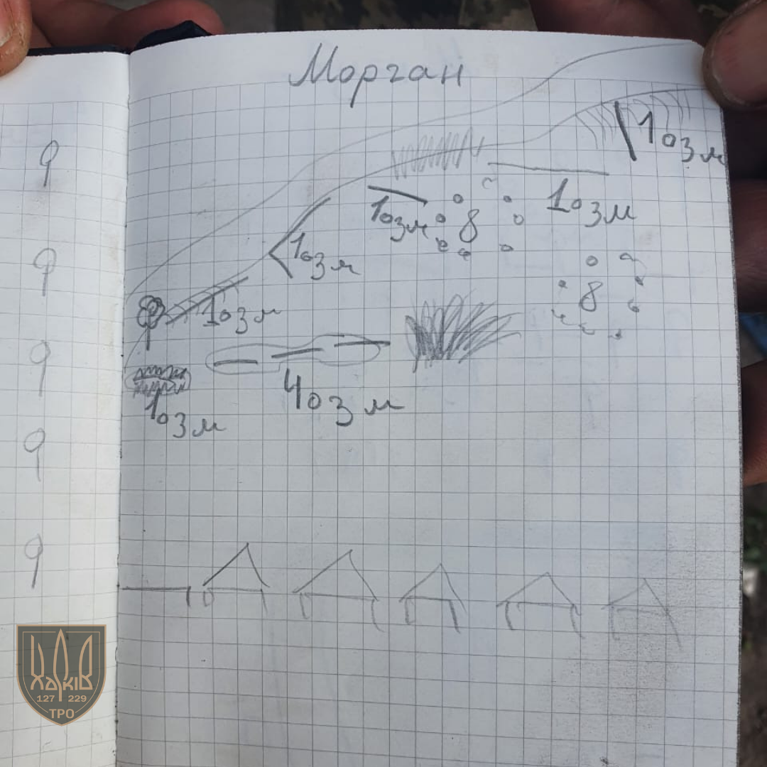 В помощь украинским саперам: оккупанты оставили в Циркунах схемы минирования территории.